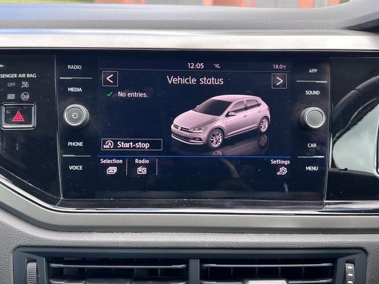 2019 Volkswagen Polo 1.0 TSI 95 SE 5dr HATCHBACK Petrol Manual