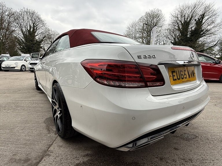 2015 Mercedes-Benz E-Class E220 BlueTEC AMG Line Premium 2dr 7G-Tronic CONVERTIBLE DIESEL Automatic