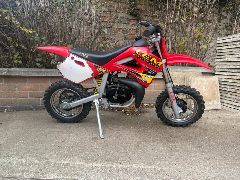 LEM MOTORS KIDDIES MOTOCROSS 50cc MOTORBIKE 2-STROKE AUTOMATIC
