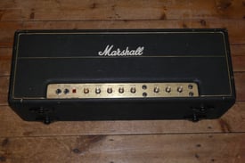 Marshall Artiste 50 watt valve amplifier head 1973 twin channel with reverb