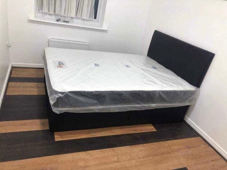 Divan Bed Base 5ft King – Premium Quality + Mattress – 20% OFF – Today Delivery