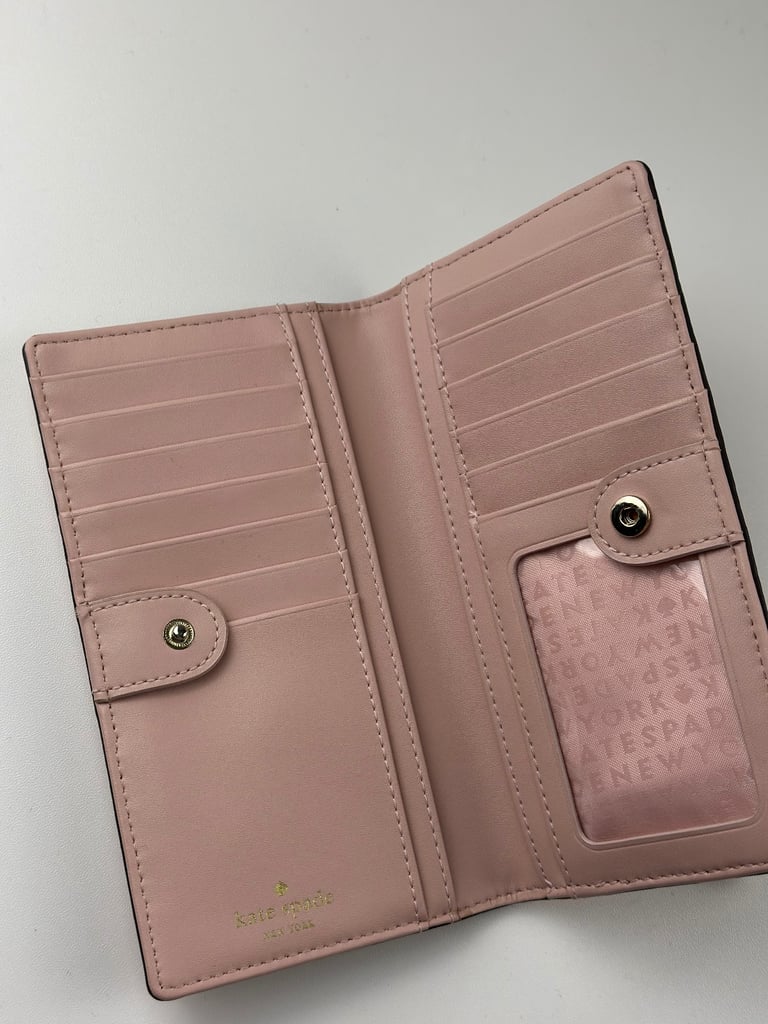 Kate spade pink leather wallet 