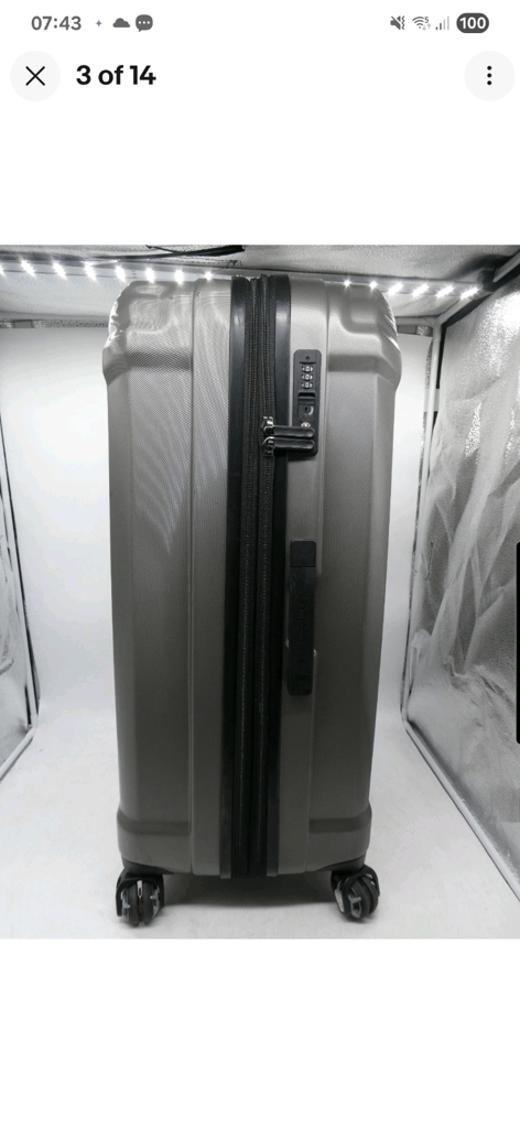 Samsonite endure large hard case spinner suitcase 