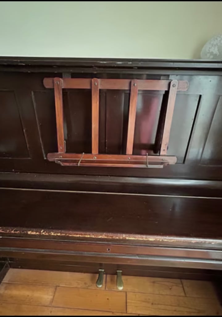 Art deco upright piano