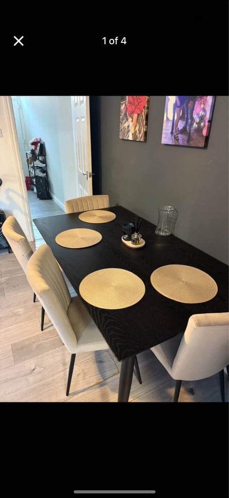 image for Dining table and chairs 