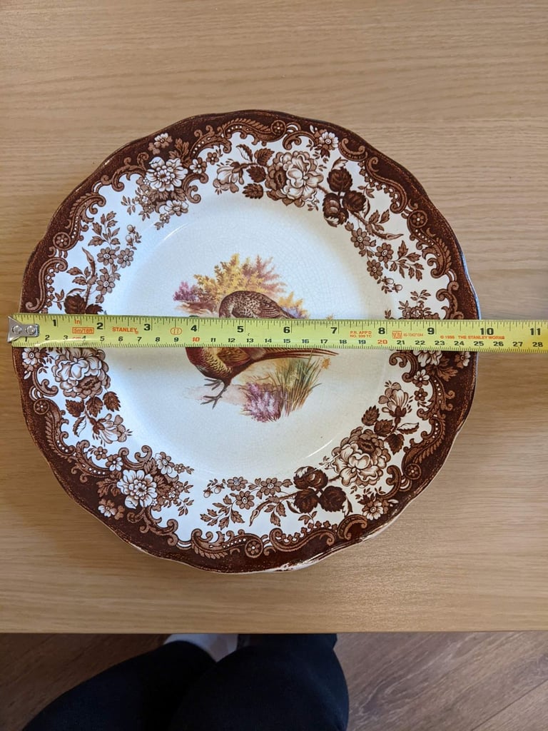 6 Royal Worcester Palissy Game Plates x 6