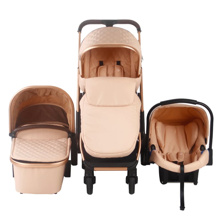 image for My babiie limited edition quilted blush travel system 