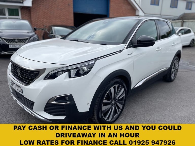 2017 Peugeot 3008 1.6 BlueHDi GT Line SUV 5dr Diesel EAT Euro 6 (s/s) (120 ps) HATCHBACK Diesel A...