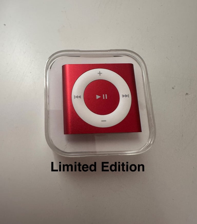 image for Limited Edition RED - Apple iPod Shuffle 2GB – Model A1373 (MD780LL/A)