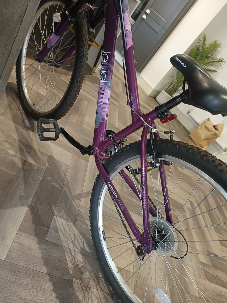 Womens/Girls bike purple apollo