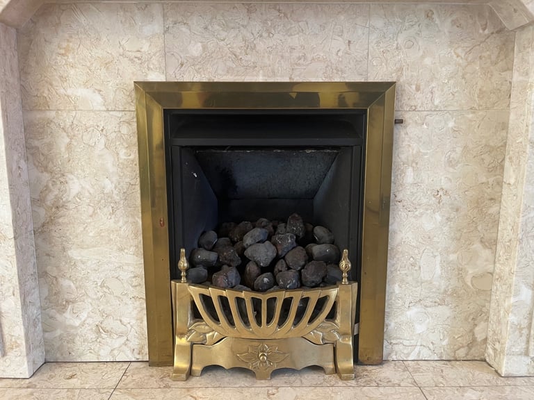 Pure marble Fireplace 