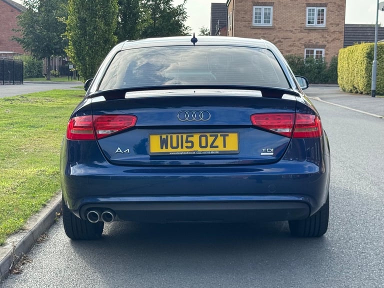 2015 Audi A4 2.0 TDI ULTRA SE TECHNIK Saloon 4dr Diesel Euro 6 S/S Long Mot Low Mileage