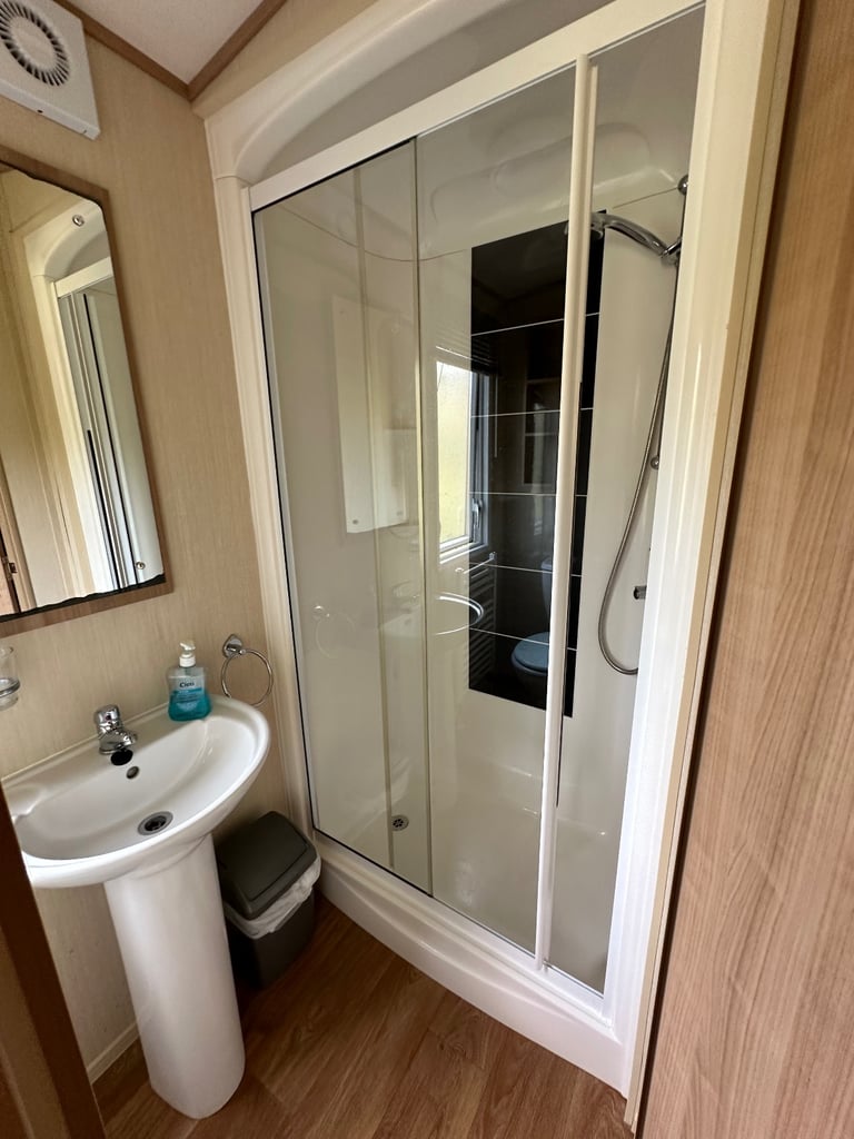 ABI Sunningdale 2014 two bed static caravan for sale sited on Haven Perran Sands