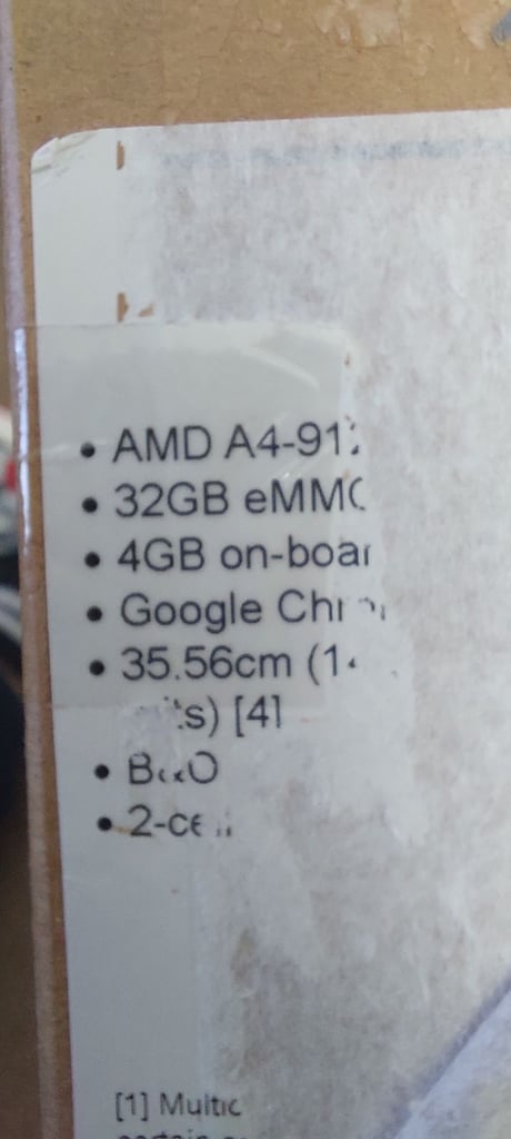 HP chromebook 14inch, Bang&Olufsen speakers