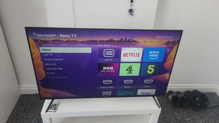 image for Sharp roku 43in tv