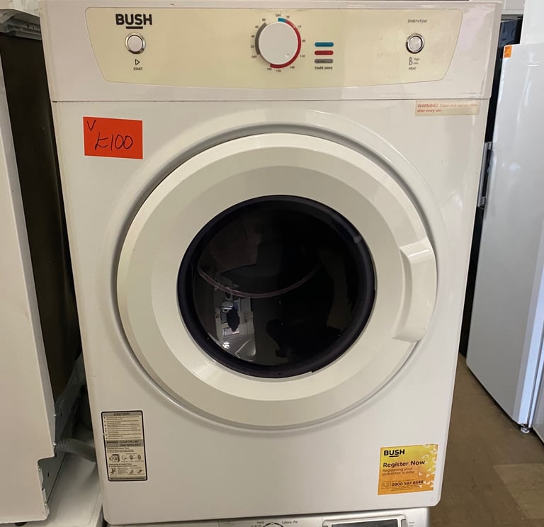 image for ☎️WHITE BUSH EASY FUNCTION VENTED TUMBLE DRYER 