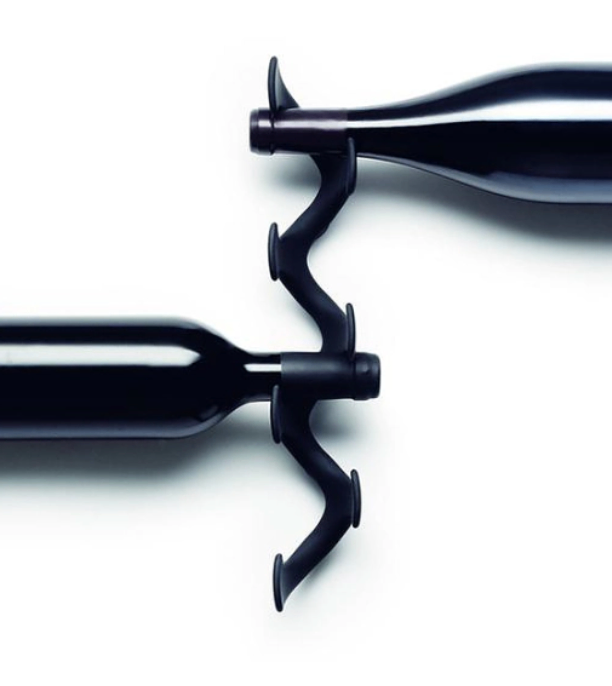 image for Classic “Menu” Scandinavian Wine Rack by Jakob Wagner. New