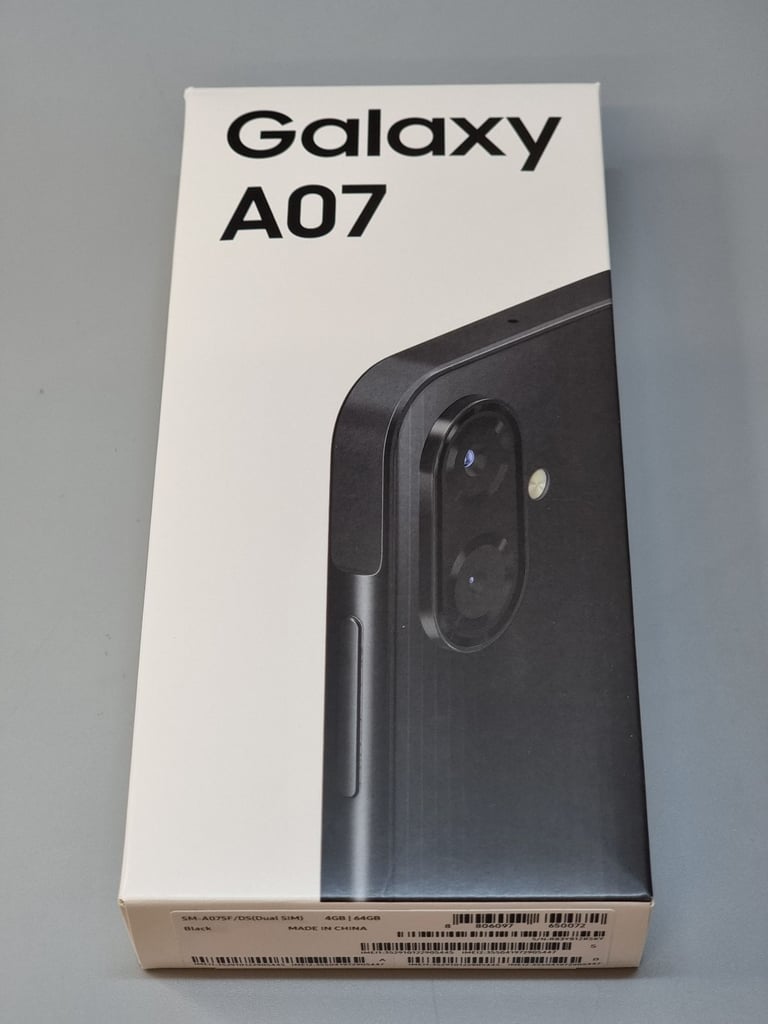 image for Brand new Samsung A07, Black colour 