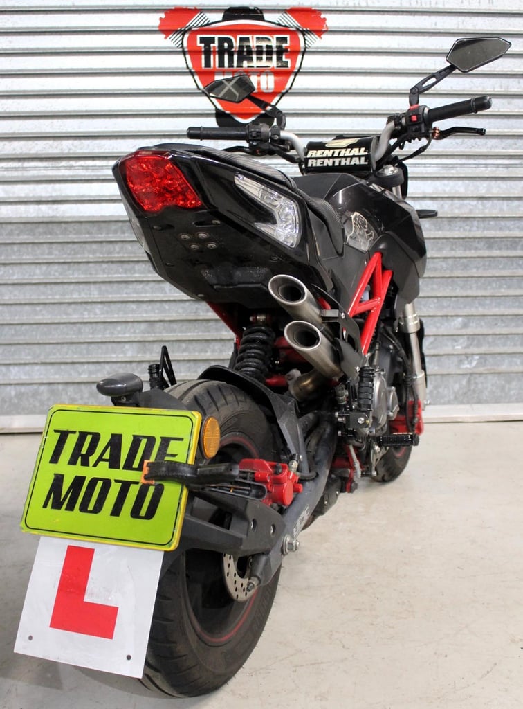 2018 18 Benelli Tornado TNT 125 LEARNER LEGAL TRADE SALE NEW MOT 8576miles BLACK