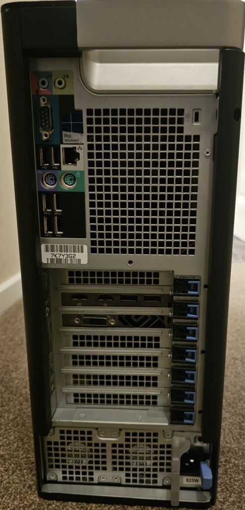 Dell Precision T5810 PC/Workstation with Xeon E5-2697v4 processor, 32GB RAM, 240GB SSD and 3TB HDD.
