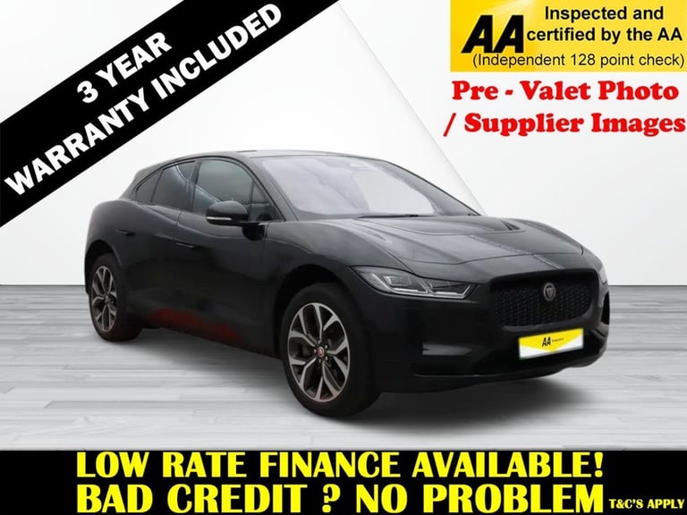 2022 Jaguar I-Pace 400 90kWh HSE Black SUV 5dr Electric Auto 4WD (400 ps) 1 OWNER FROM NEW HATCHB...