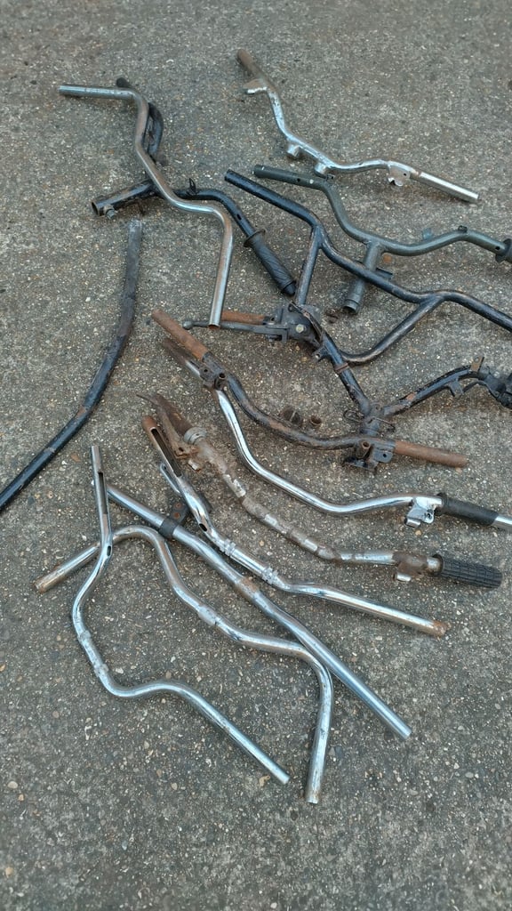 vintage motorcycle moped james handlebars joblot. uk free delivery 