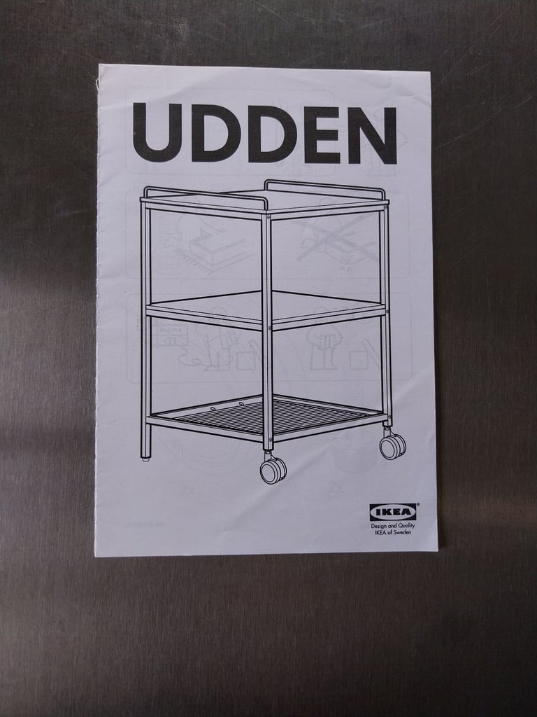 image for Ikea stainless steel trolly
