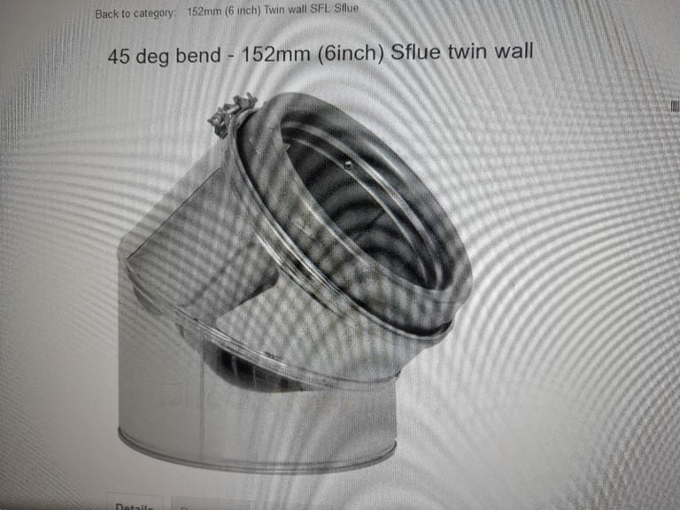 Twinwall Stove Flue Elbows.