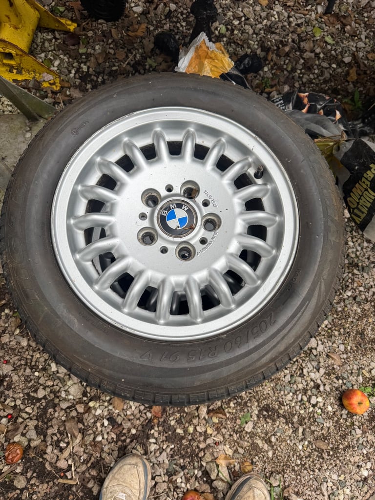 image for E36 bmw genuine bottle cap wheels 
