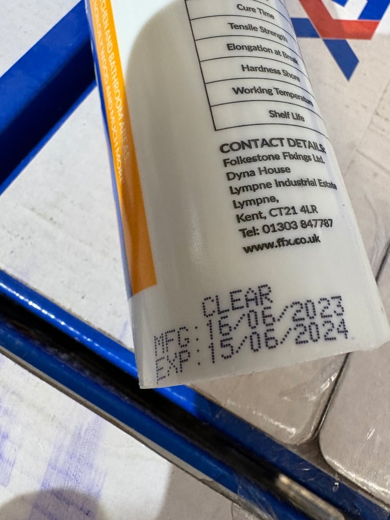 Silicone sealant joiners and bathroom wet wall fitters….