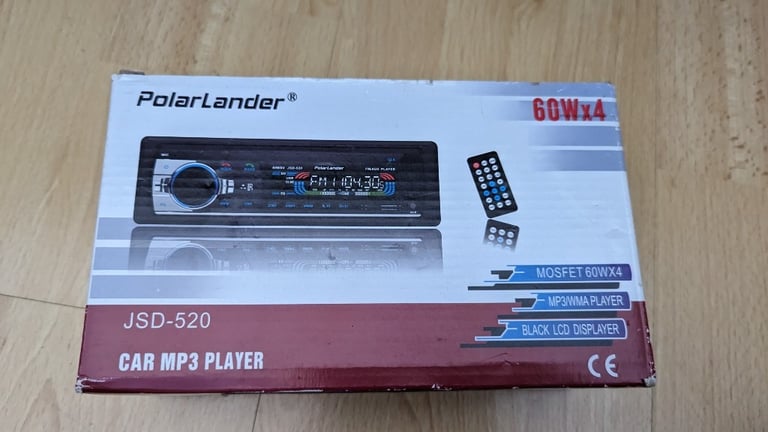 NEW PolarLander JSD-520 Car Radio Audio USB/SD/MP3 Player