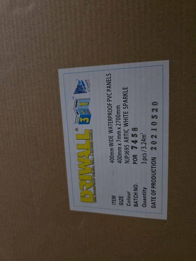 image for Left over bathroom material for sale