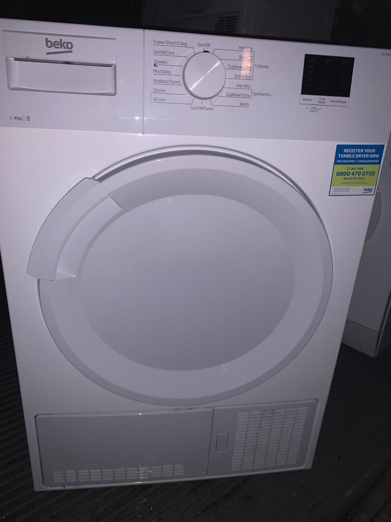 image for Beko 8kg condenser dryer in excellent shape 