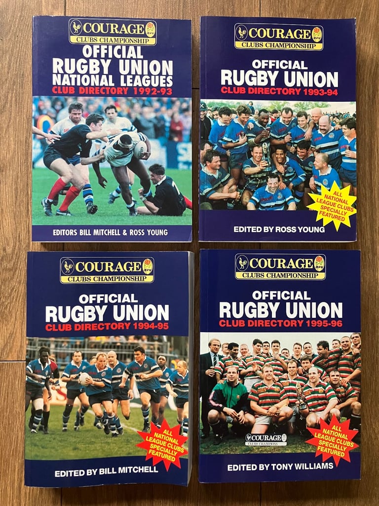 10 Rugby Yearbooks - Rugby Union Club Directories and International Rugby Yearbooks