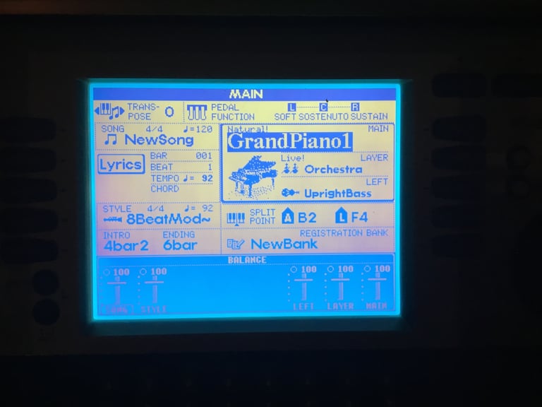 Yamaha Clavinova electric piano 