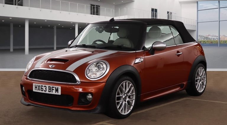 2013 (63) MINI CONVERTIBLE 1.6 COOPER S, WOW VERY RARE SPEC, LOW 60,616 MILES !!