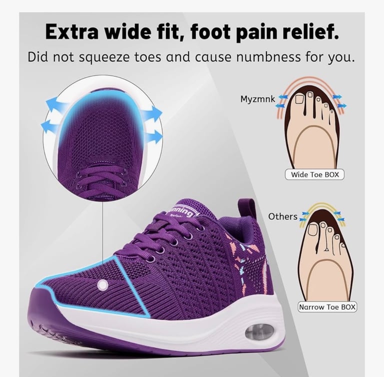 Wide fit trainer ( brand new,size 4h