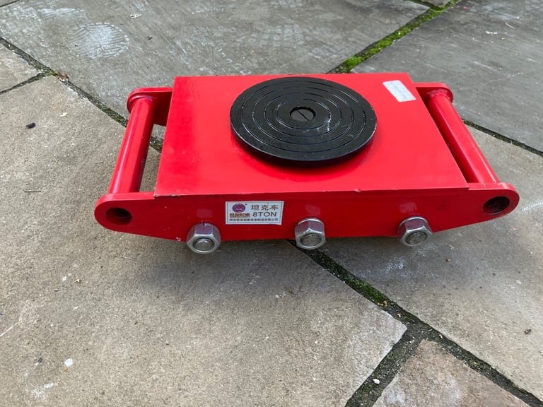 image for 8 Ton Machinery Mover Machine Dolly Skate Machinery Roller Mover Cargo Trolley