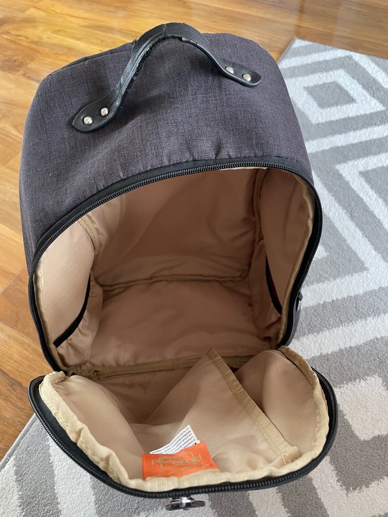 Black Pacapod changing bag - backpack
