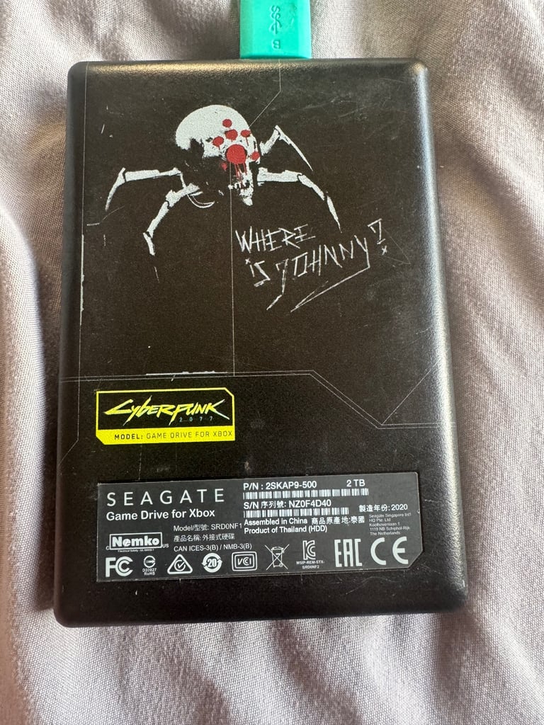 Seagate cyberpunk 2tb hdd Xbox 