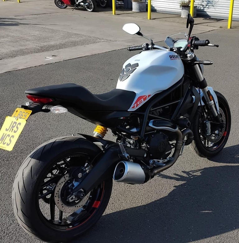 2019 69 DUCATI MONSTER M797 WHITE 10k MILES CLEAN NAKED HPI CLEAR ROADTSER