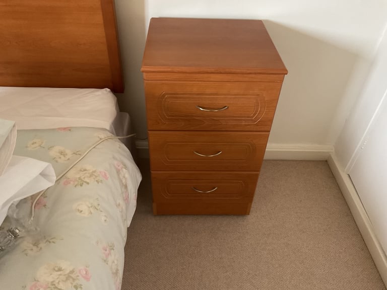 Bedroom furniture x five pieces, To be sold together.