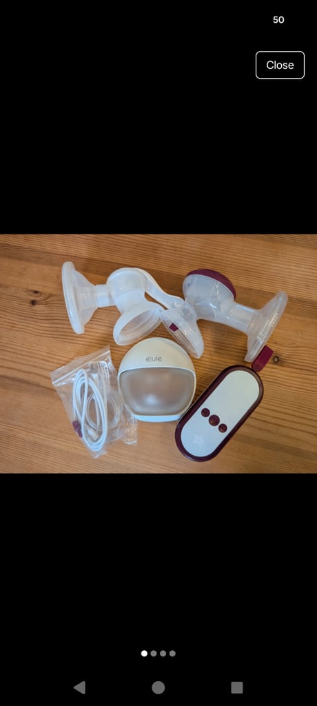 image for Tommee tippee single breast electric pump and breast feeding accessories