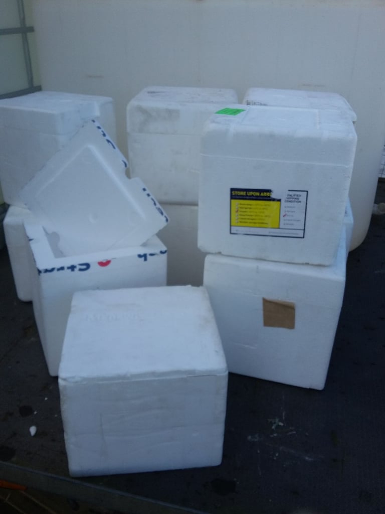 image for Polystyrene boxes (please read details)