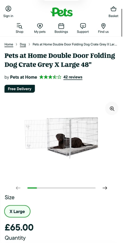 Dog crate 