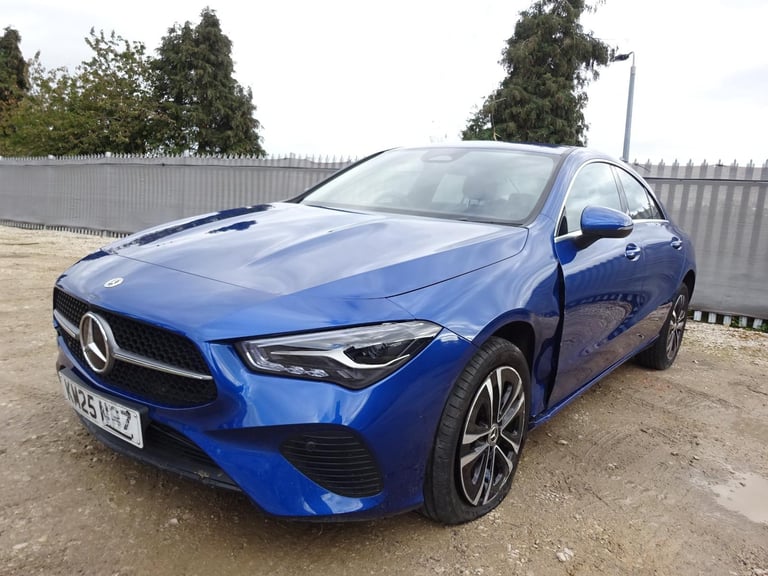 2025 25 REG MERCEDES BENZ CLA 180 SPORT EDITION AUTO DAMAGED REPAIRABLE SALVAGE
