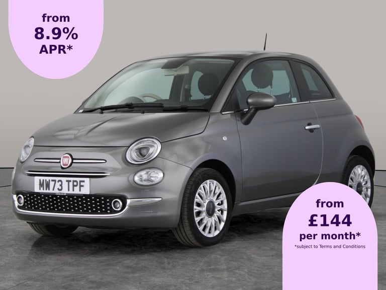 image for 2023 Fiat 500 1.0 MHEV Hatchback 3dr Petrol Manual Euro 6 (s/s) (70 bhp) - AIR CON - DAB  Hatchba...