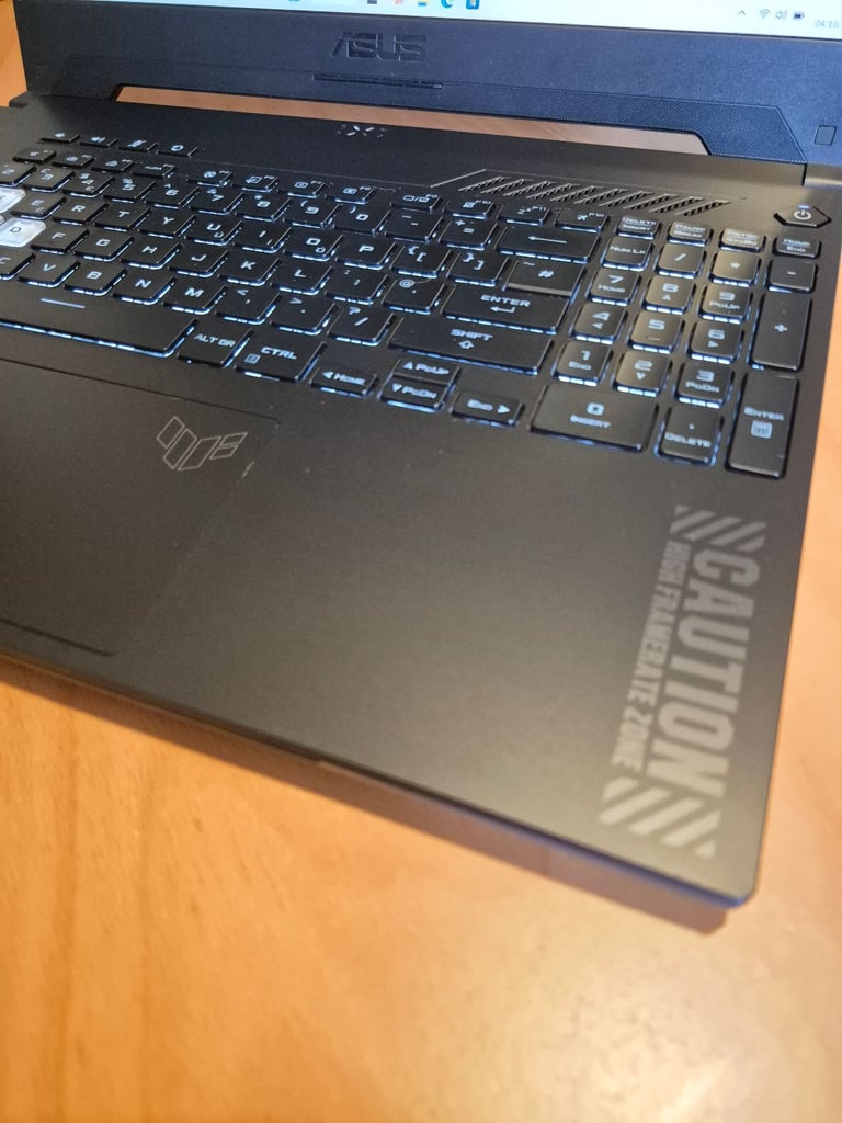 Gaming Laptop Asus TUF Dash F15 15.6" Intel i5-12450H/RTX3050Ti/16GB RAM/512GB SSD/Windows 11