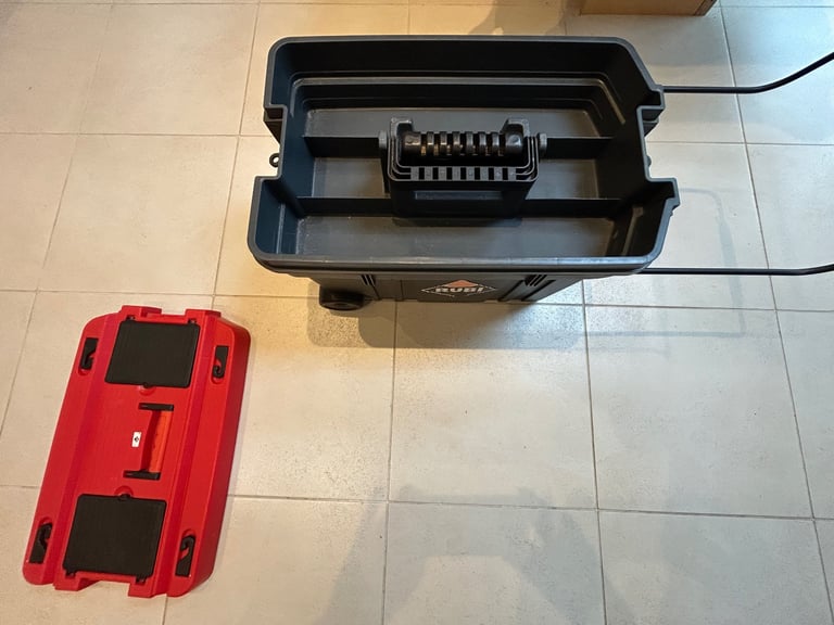 PROFESSIONAL RUBI TILE CUTTERS AND WHEELED TOOL BOX