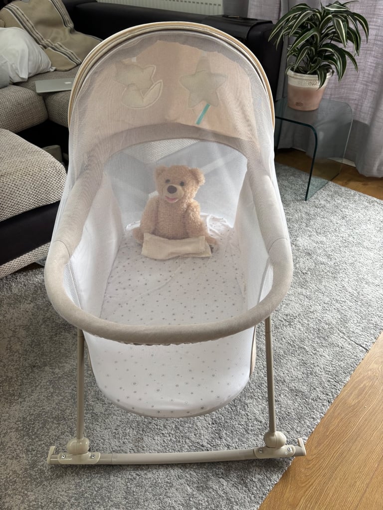 3 in 1 Baby Cot, piqa boo bear and Rocker